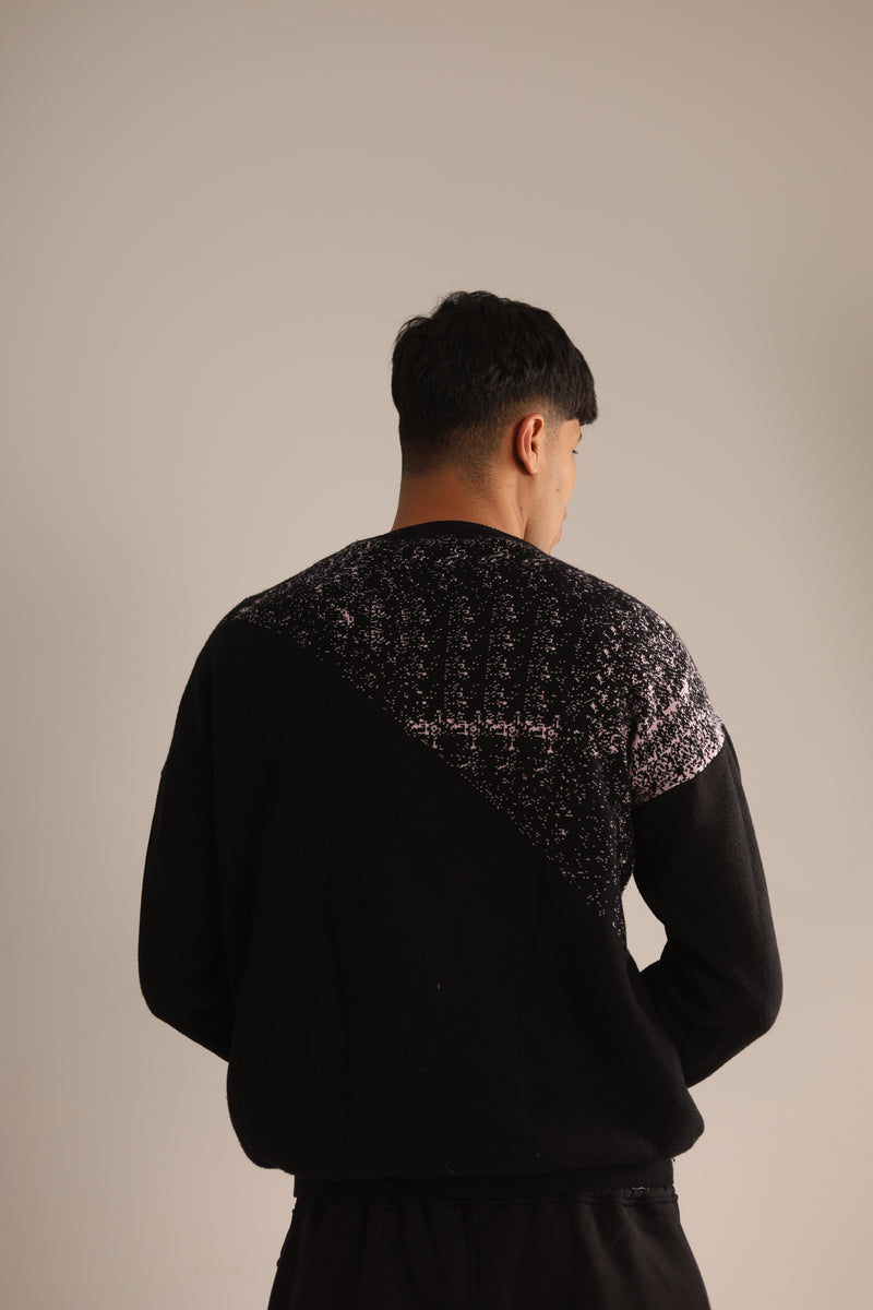 Cench Black-Pink Sweater